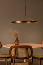 APPLAUSE - Pendant light - Ø 60 cm - LED Dimmable - CCT - 1x32W 2700K/4000K - Hand motion sensor - Coffee