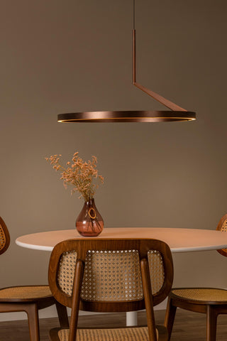 APPLAUSE - Pendant light - Ø 60 cm - LED Dimmable - CCT - 1x32W 2700K/4000K - Hand motion sensor - Coffee