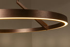 APPLAUSE - Pendant light - Ø 60 cm - LED Dimmable - CCT - 1x32W 2700K/4000K - Hand motion sensor - Coffee