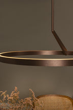 APPLAUSE - Pendant light - Ø 60 cm - LED Dimmable - CCT - 1x32W 2700K/4000K - Hand motion sensor - Coffee