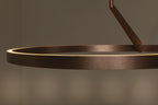 APPLAUSE - Pendant light - Ø 60 cm - LED Dimmable - CCT - 1x32W 2700K/4000K - Hand motion sensor - Coffee