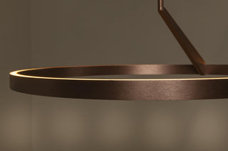 APPLAUSE - Pendant light - Ø 60 cm - LED Dimmable - CCT - 1x32W 2700K/4000K - Hand motion sensor - Coffee