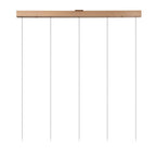 SANTIAGO - Hanglamp - LED Dimb. - CCT - 5x10W 2700K/4000K - Amber
