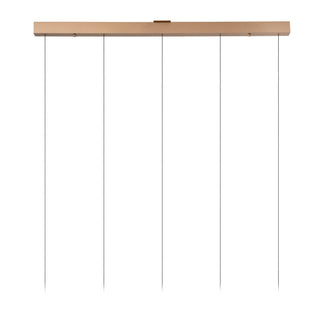 SANTIAGO - Hanglamp - LED Dimb. - CCT - 5x10W 2700K/4000K - Amber