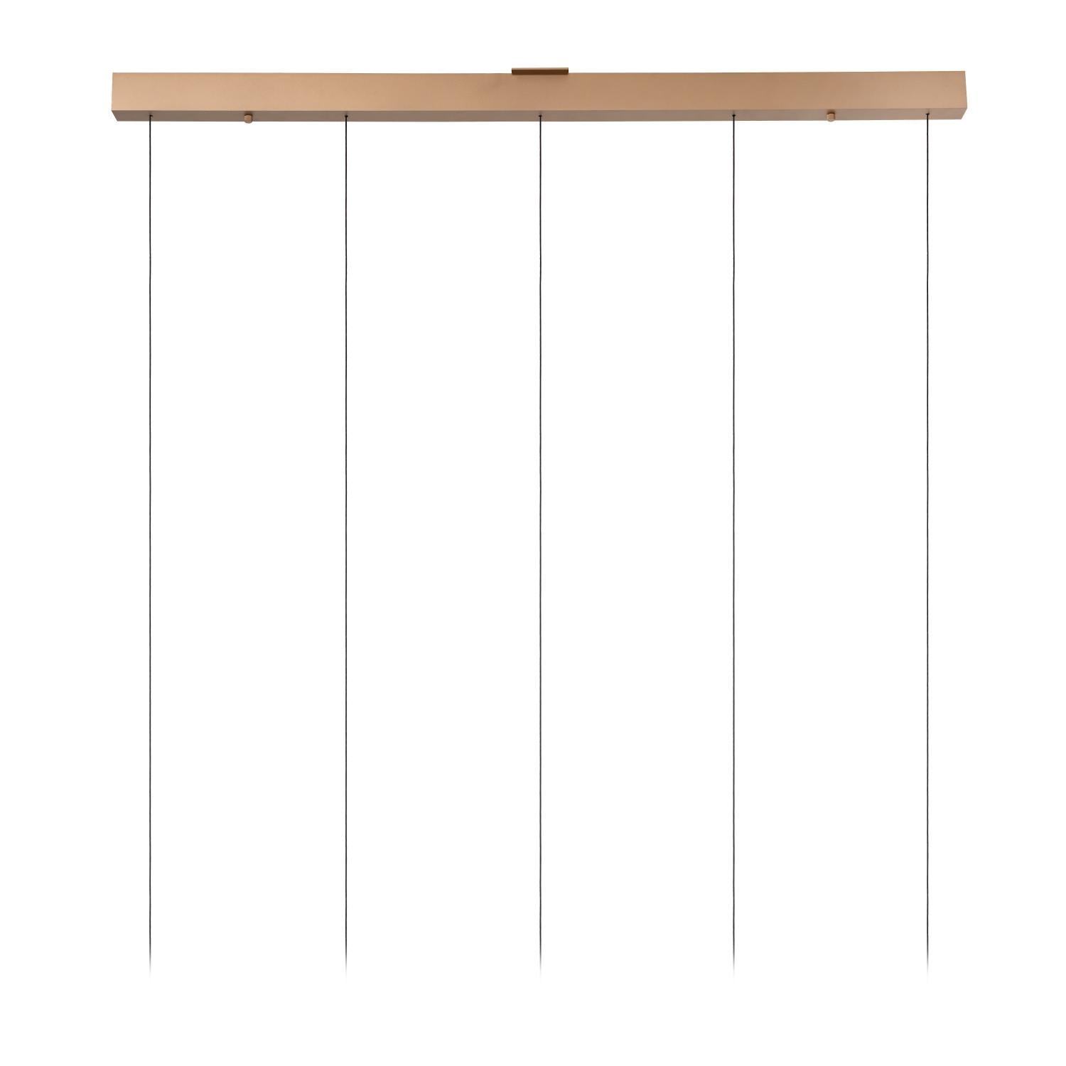 SANTIAGO - Hanglamp - LED Dimb. - CCT - 5x10W 2700K/4000K - Amber