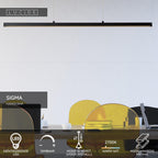 SIGMA - Suspension - LED Var. - 1x30W 2700K - Noir