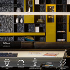 SIGMA - Suspension - LED Var. - 1x36W 2700K - Blanc