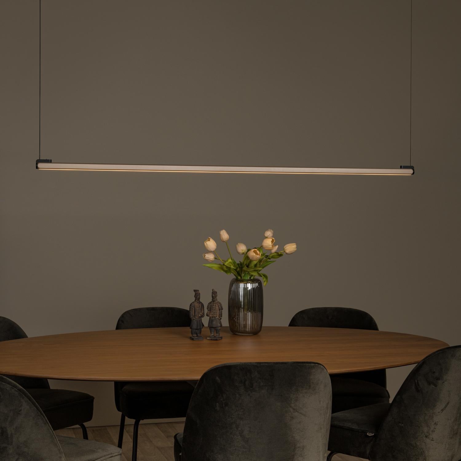BRAGA - Suspension - LED Dimmable - CCT - 1x36W 2700K/4000K - Capteur gestuel - Café