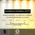 BRAGA - Hanglamp - LED Dimb. - CCT - 1x36W 2700K/4000K - Handbewegingssensor - Koffie