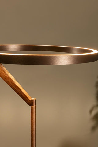 APPLAUSE - Floor lamp - Ø 33 cm - LED Dimmable - CCT - 2700K/4000K - Coffee