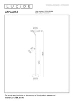 APPLAUSE - Floor lamp - Ø 33 cm - LED Dimmable - CCT - 2700K/4000K - Coffee