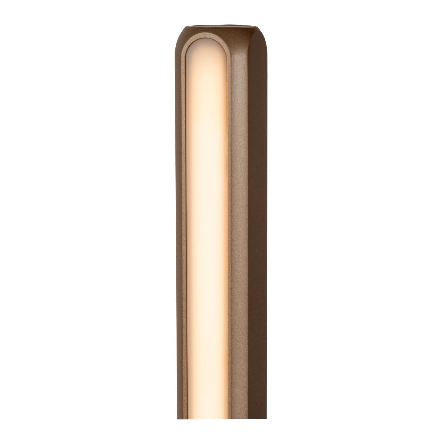 BRAGA - Vloerlamp - Ø 30 cm - LED Dimb. - CCT - 1x22W 2700K/4000K - Koffie