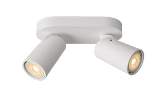 XYRUS - Spot plafonnier - LED Dim to warm - GU10 - 2x5W 2200K/3000K - Blanc