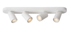 XYRUS - Plafondspot - LED Dim to warm - GU10 - 4x5W 2200K/3000K - Wit