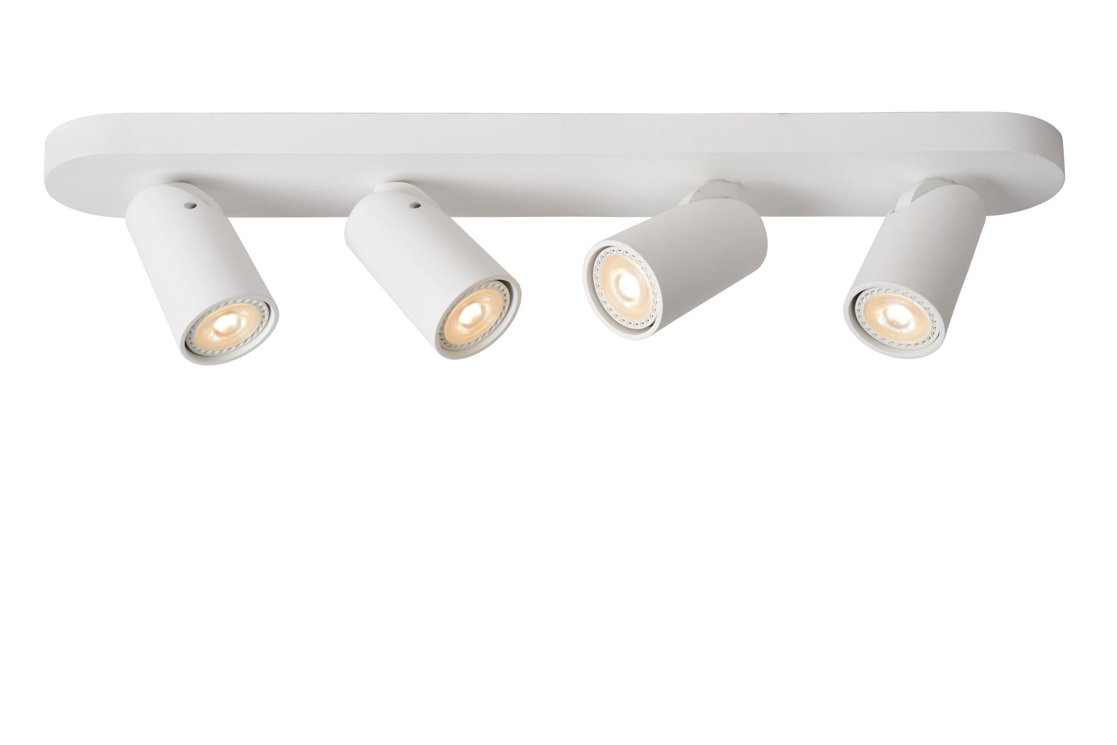 XYRUS - Plafondspot - LED Dim to warm - GU10 - 4x5W 2200K/3000K - Wit