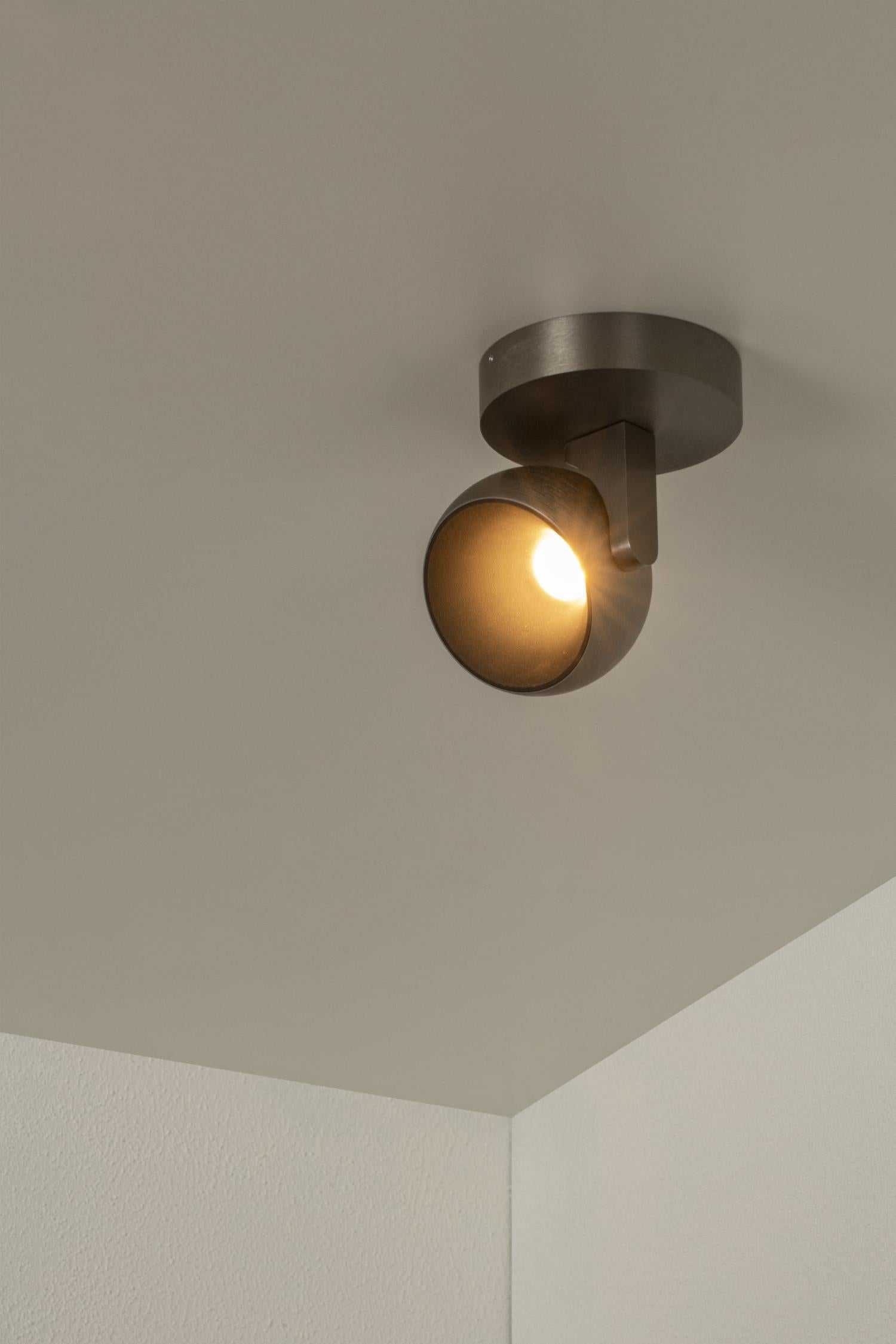 ESFERA - Plafondspot - Ø 11,2 cm - LED Dimb. - 1x11W 2700K - Grijs ijzer