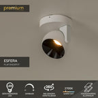 ESFERA - Plafondspot - LED Dimb. - 1x11W 2700K - Wit