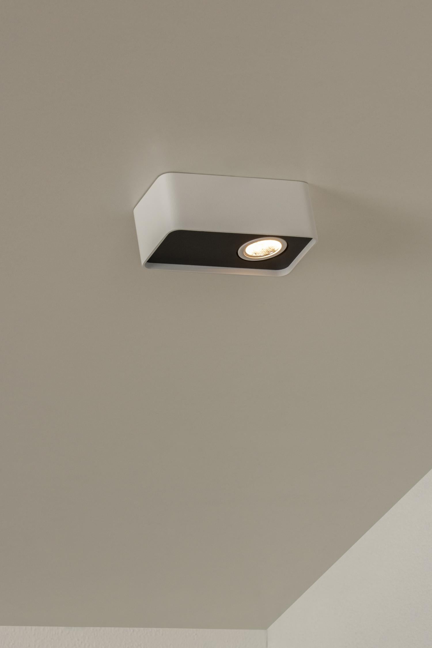 ANGULAR - Spot de plafond - LED Dimmable - 1x6W 2700K - Blanc