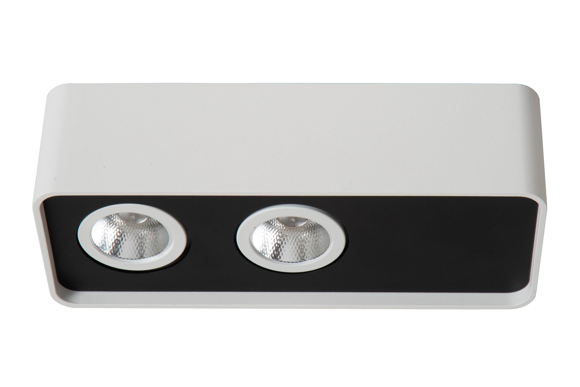 ANGULAR - Spot de plafond - LED Dimmable - 2x5W 2700K - Blanc