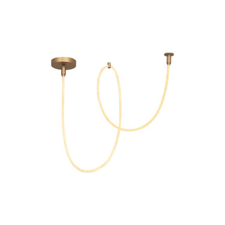 JANDERIN - Plafonnier - LED Var. - CCT - 1x36W 2200K/3300K - Couleur champagne | Vibes