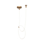 JANDERIN - Plafonnier - LED Var. - CCT - 1x36W 2200K/3300K - Couleur champagne | Vibes