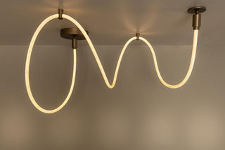 JANDERIN - Plafonnier - LED Var. - CCT - 1x36W 2200K/3300K - Couleur champagne | Vibes