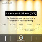 JANDERIN - Plafonnier - LED Var. - CCT - 1x36W 2200K/3300K - Couleur champagne | Vibes