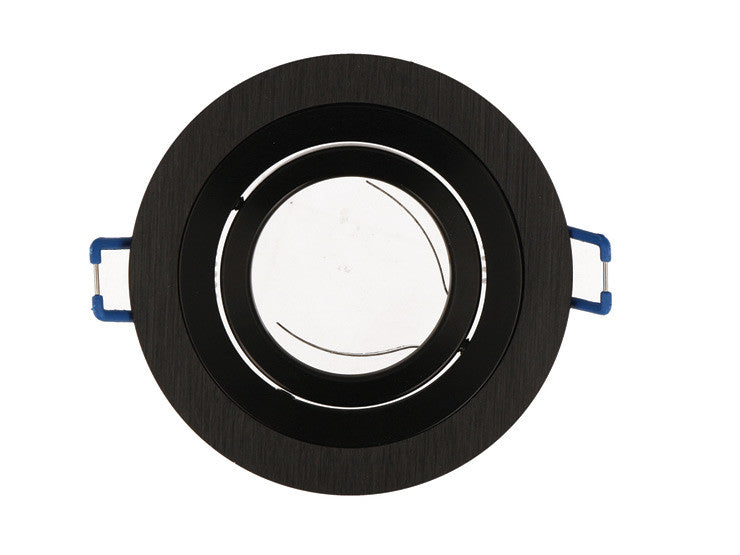 Spot encastrable LED line PRIME SLIM OROSA rond orientable noir IP20