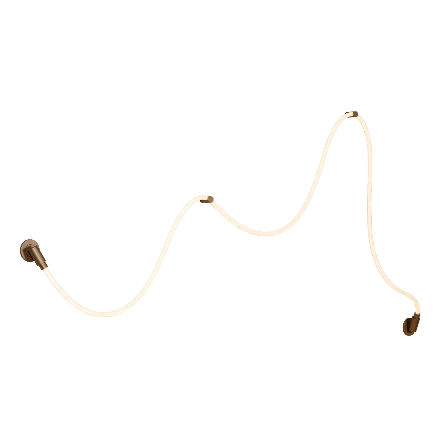 JANDERIN - Applique murale - LED Var. - CCT - 1x48W 2200K/3300K - Détecteur de geste - Couleur champagne | Vibes