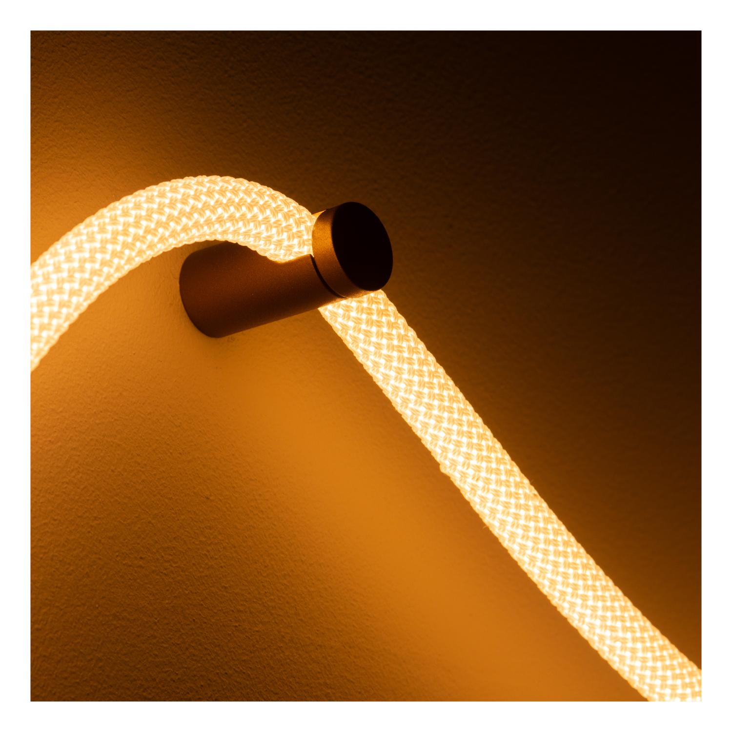 JANDERIN - Applique murale - LED Var. - CCT - 1x48W 2200K/3300K - Détecteur de geste - Couleur champagne | Vibes