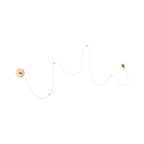 JANDERIN - Applique murale - LED Var. - CCT - 1x48W 2200K/3300K - Détecteur de geste - Couleur champagne | Vibes