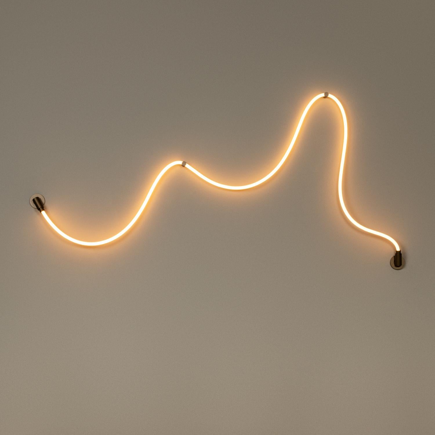 JANDERIN - Applique murale - LED Var. - CCT - 1x48W 2200K/3300K - Détecteur de geste - Couleur champagne | Vibes