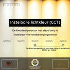 JANDERIN - Applique murale - LED Var. - CCT - 1x48W 2200K/3300K - Détecteur de geste - Couleur champagne | Vibes