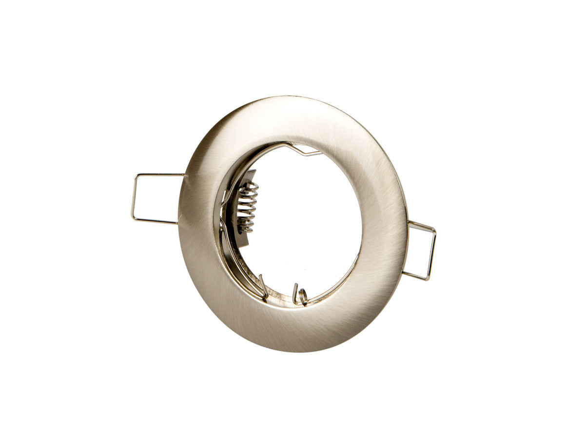 Spot encastrable LED line PRIME rond nickel satiné IP20