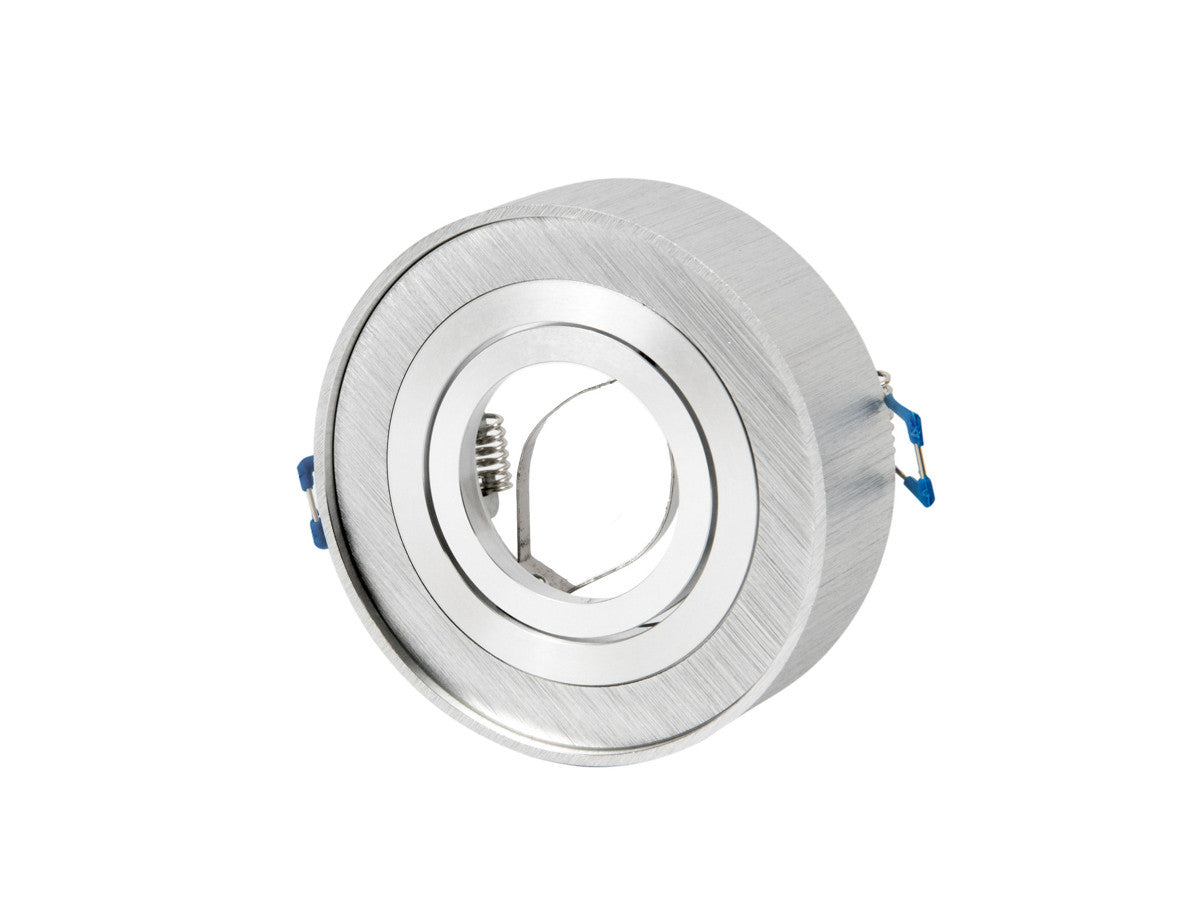 Spot encastrable LED line PRIME ROLLO MIDI rond argent IP20
