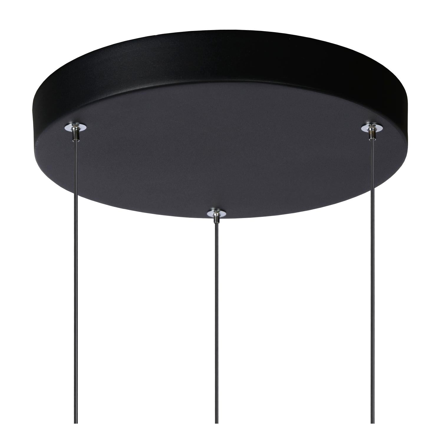 TUBULE - Hanglamp - Ø 26 cm - LED - 3x7W 2700K - Zwart