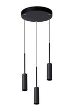 TUBULE - Hanglamp - Ø 26 cm - LED - 3x7W 2700K - Zwart
