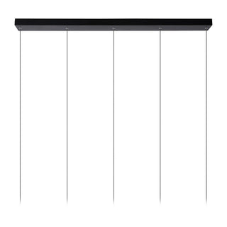 TUBULE - Hanglamp - LED - 5x7W 2700K - Zwart