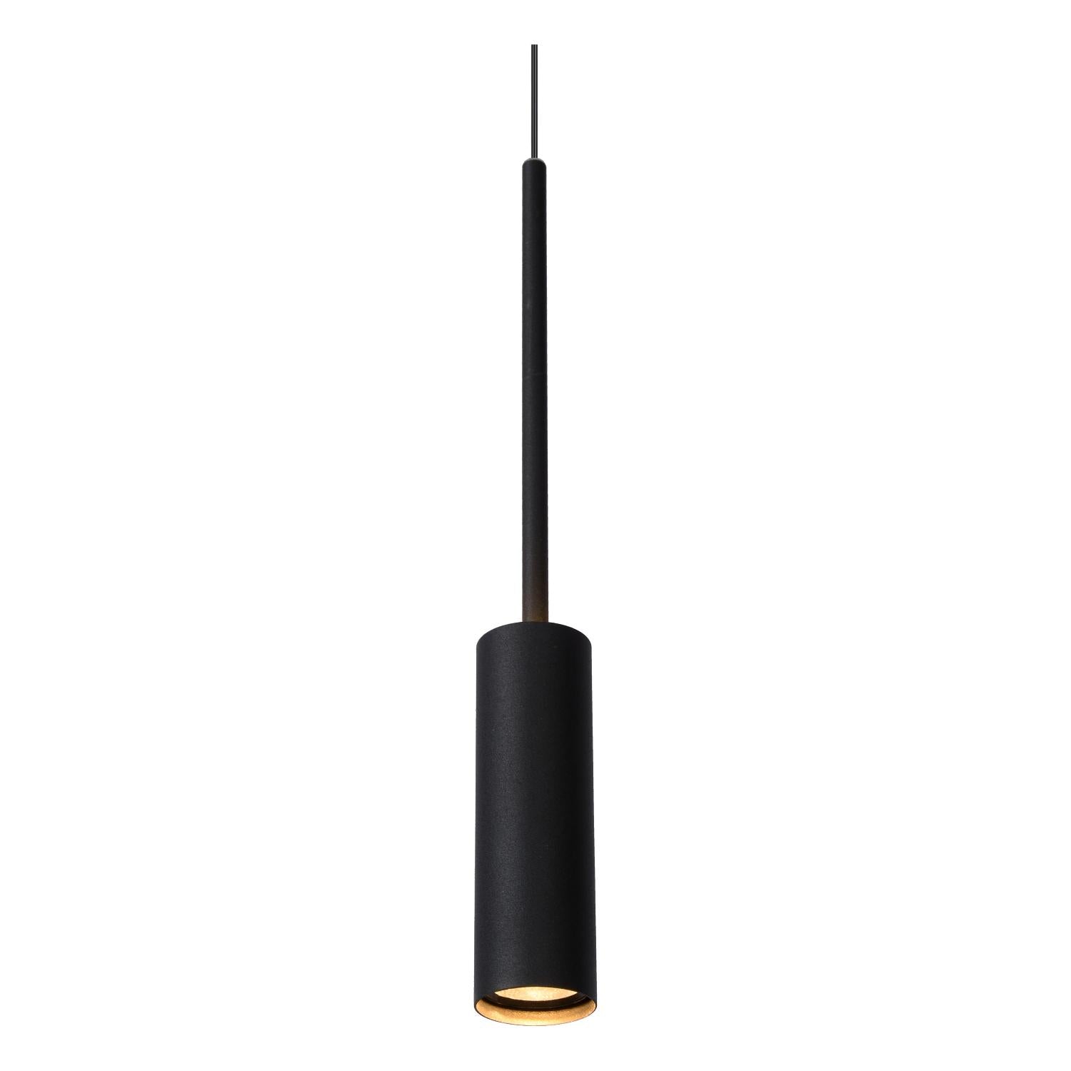 TUBULE - Hanglamp - LED - 5x7W 2700K - Zwart