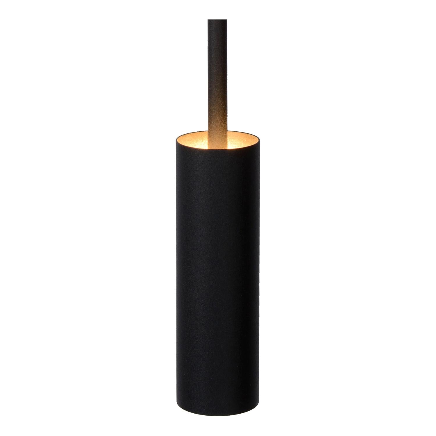 TUBULE - Hanglamp - LED - 5x7W 2700K - Zwart