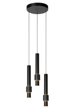 MARGARY - Hanglamp - Ø 28 cm - LED Dimb. - 3x4W 2700K - Zwart