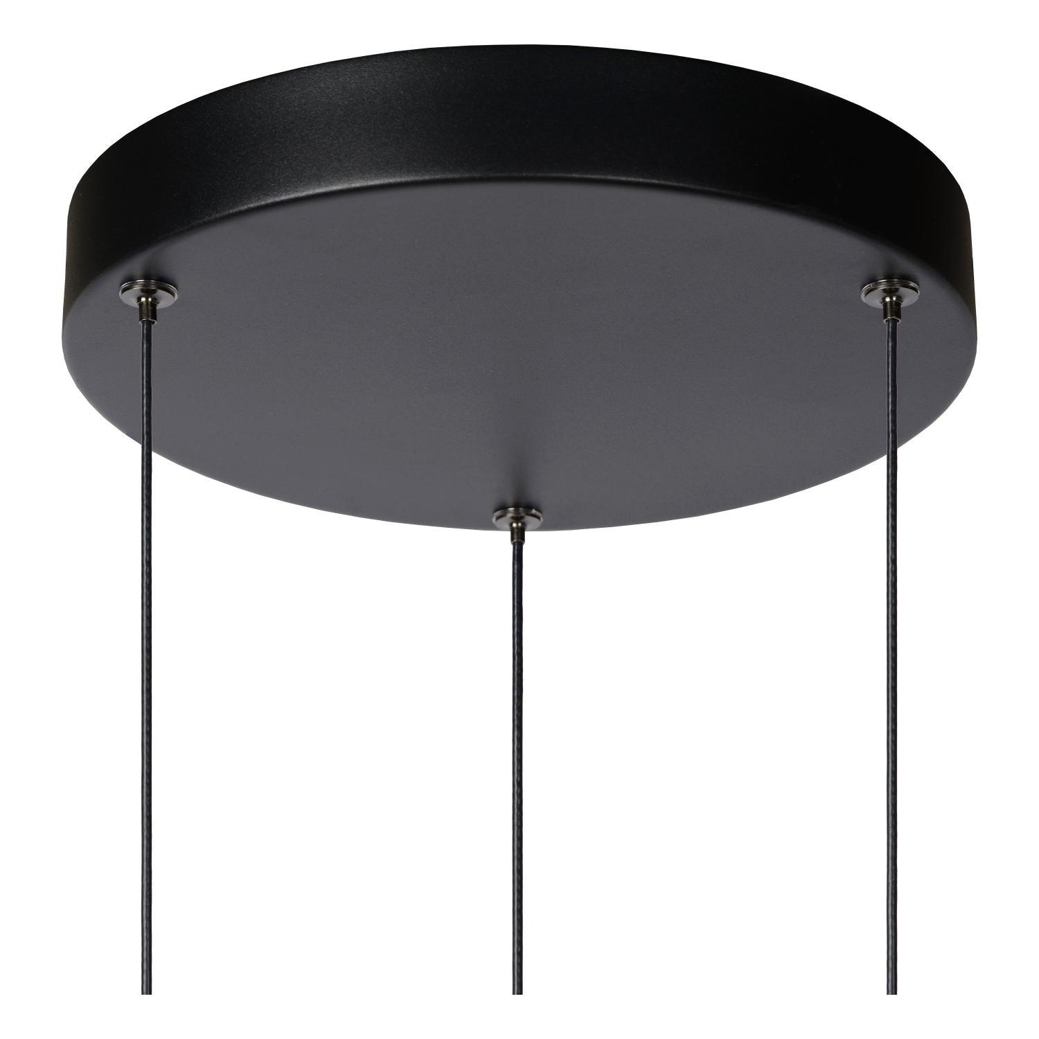 MARGARY - Hanglamp - Ø 28 cm - LED Dimb. - 3x4W 2700K - Zwart