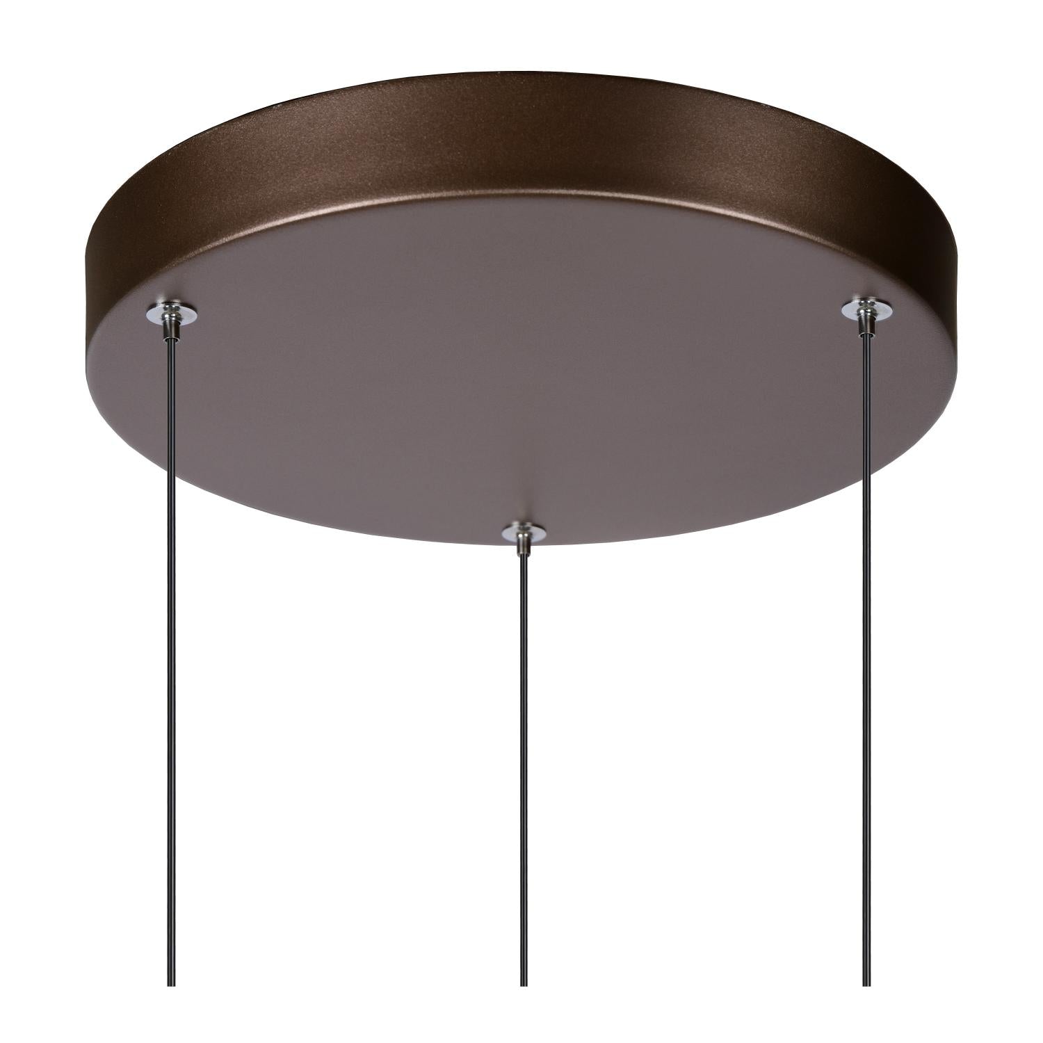MARGARY - Suspension - Ø 28 cm - LED Var. - 3x4W 2700K - Café