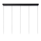 MARGARY - Pendant light - LED Dimmable - 5x4.2W 2700K - Black