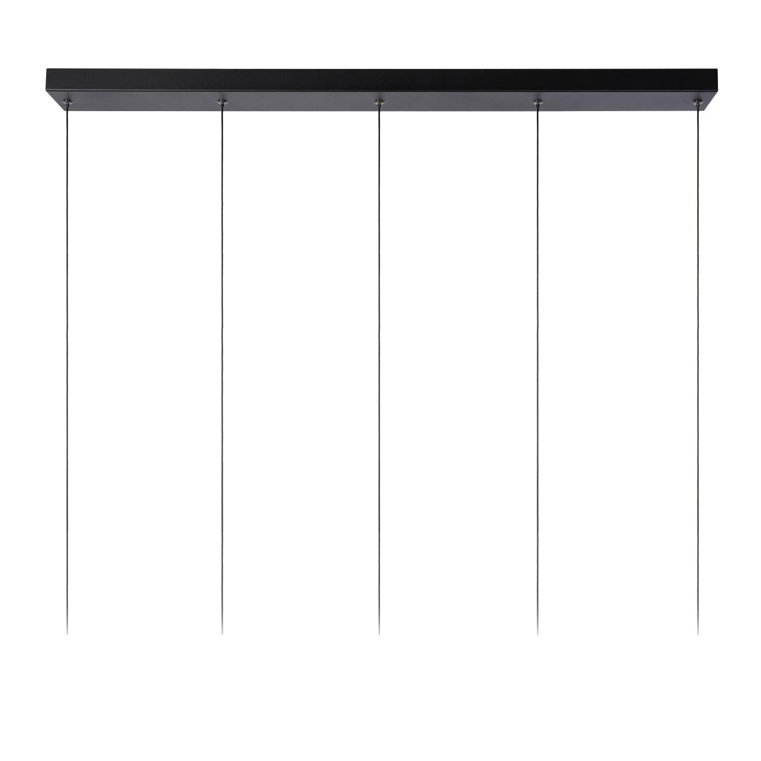 MARGARY - Pendant light - LED Dimmable - 5x4.2W 2700K - Black