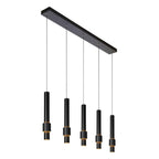 MARGARY - Pendant light - LED Dimmable - 5x4.2W 2700K - Black