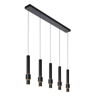 MARGARY - Pendant light - LED Dimmable - 5x4.2W 2700K - Black