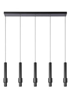MARGARY - Pendant light - LED Dimmable - 5x4.2W 2700K - Black