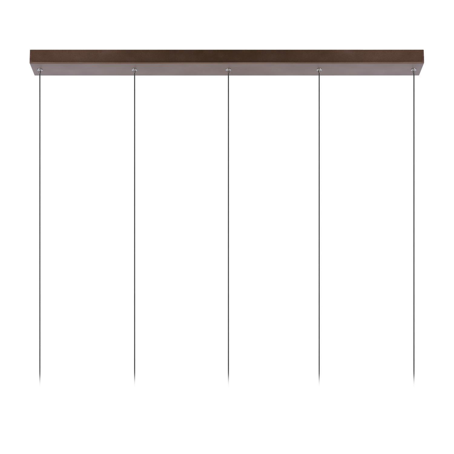 MARGARY - Suspension - LED Var. - 5x4,2W 2700K - Café