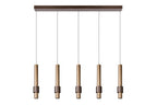 MARGARY - Suspension - LED Var. - 5x4,2W 2700K - Café
